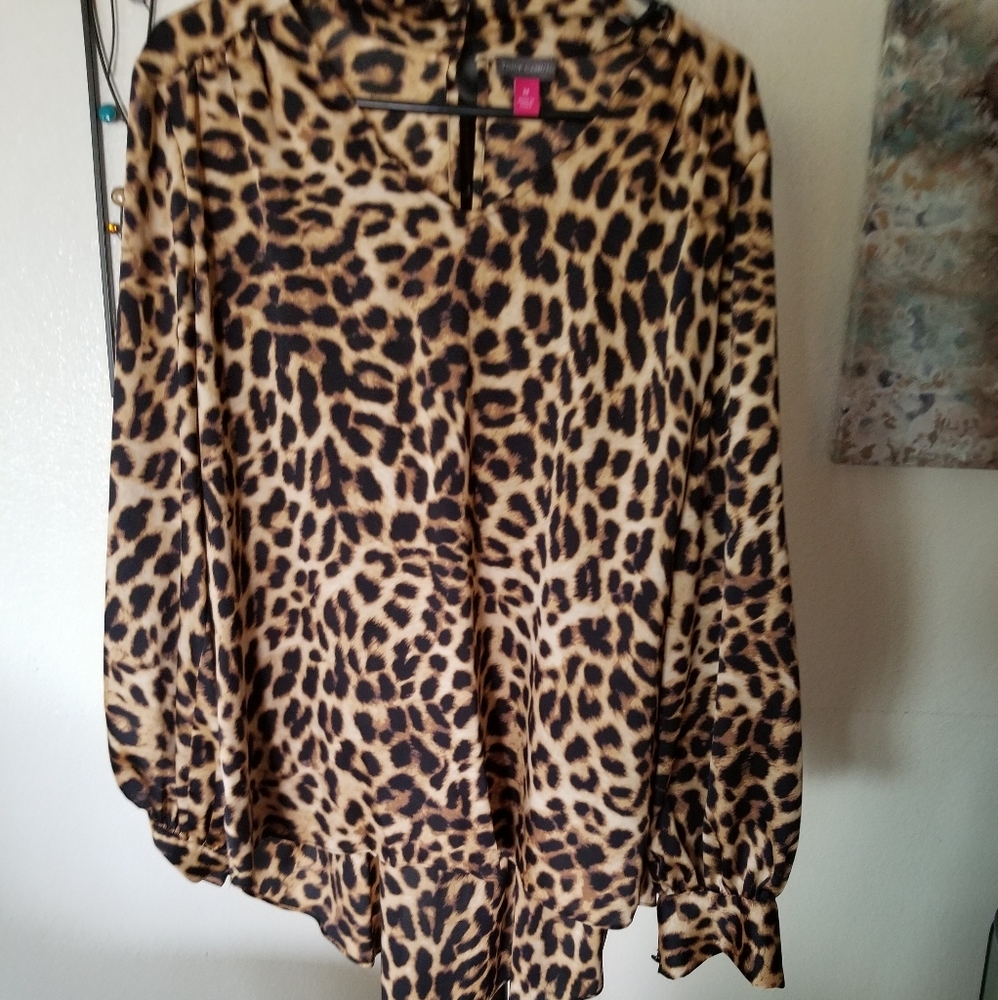 Vince Camuto Animal Print Top